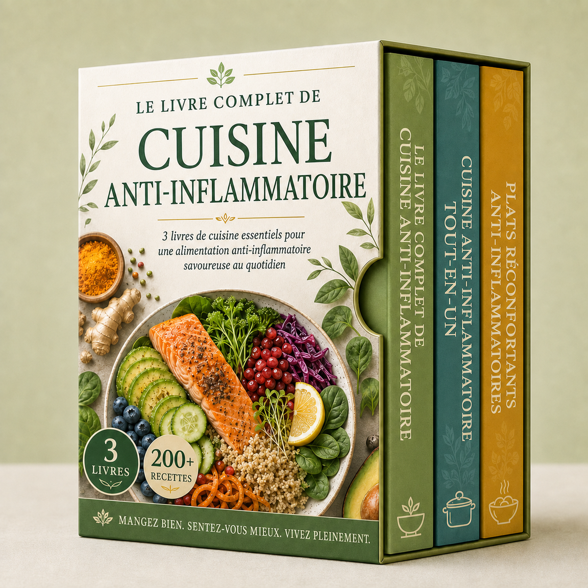 Le Livre Complet de Cuisine Anti-Inflammatoire + Bonus