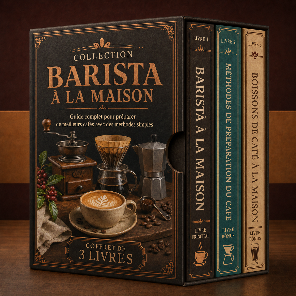 Coffret Barista à la Maison + 2 BONUS