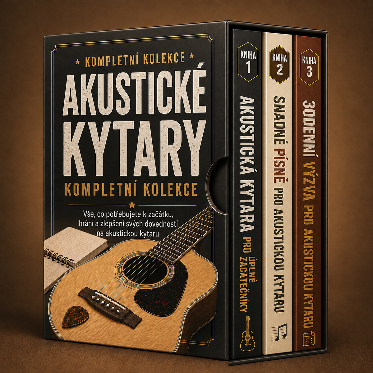 Kompletní kolekce akustické kytary + BONUSY