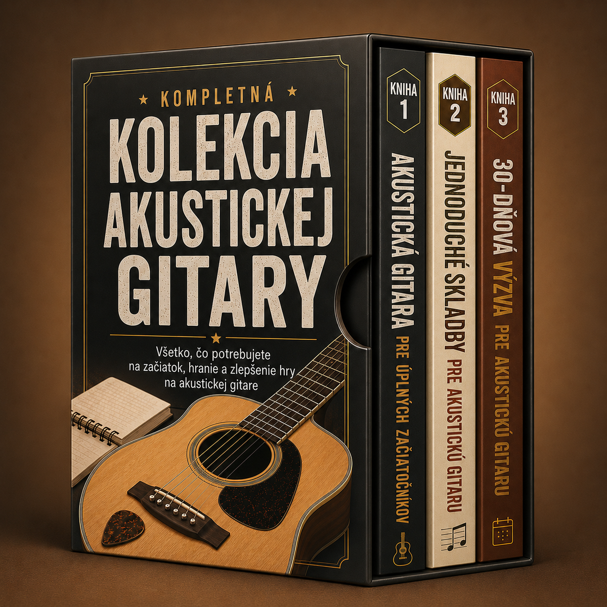 Kompletná kolekcia akustickej gitary + BONUSY