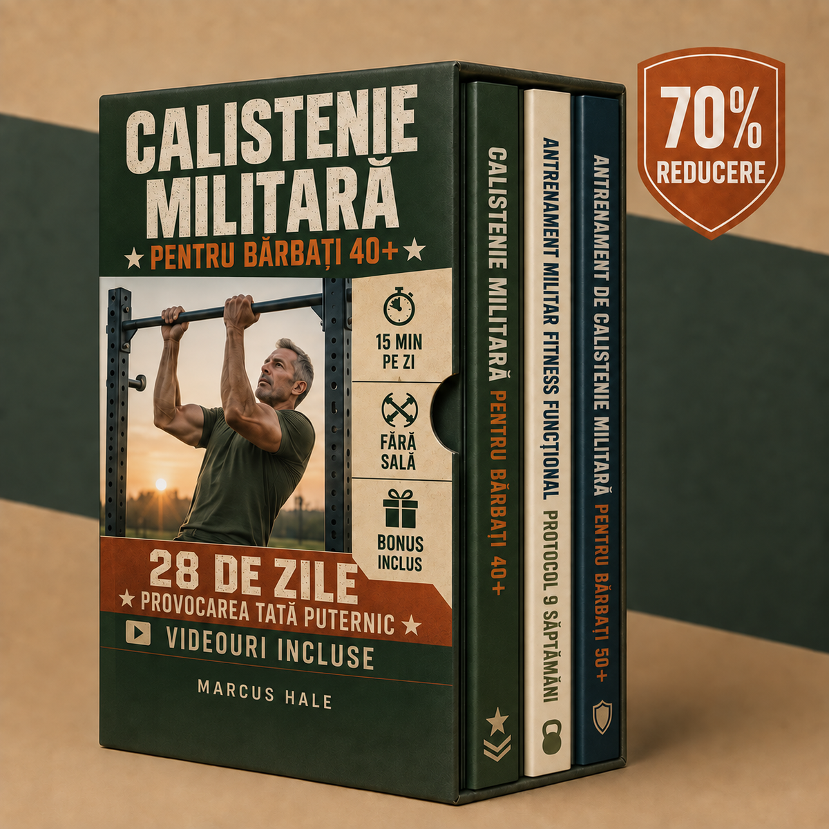 Calistenie Militară pentru Bărbați 40+ + Bonusuri