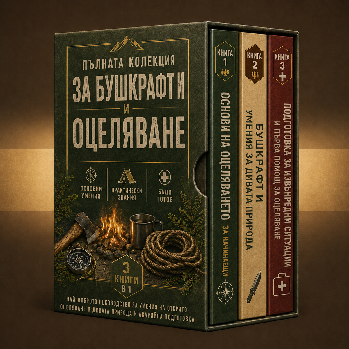 Пълната колекция за бушкрафт и оцеляване + БОНУСИ