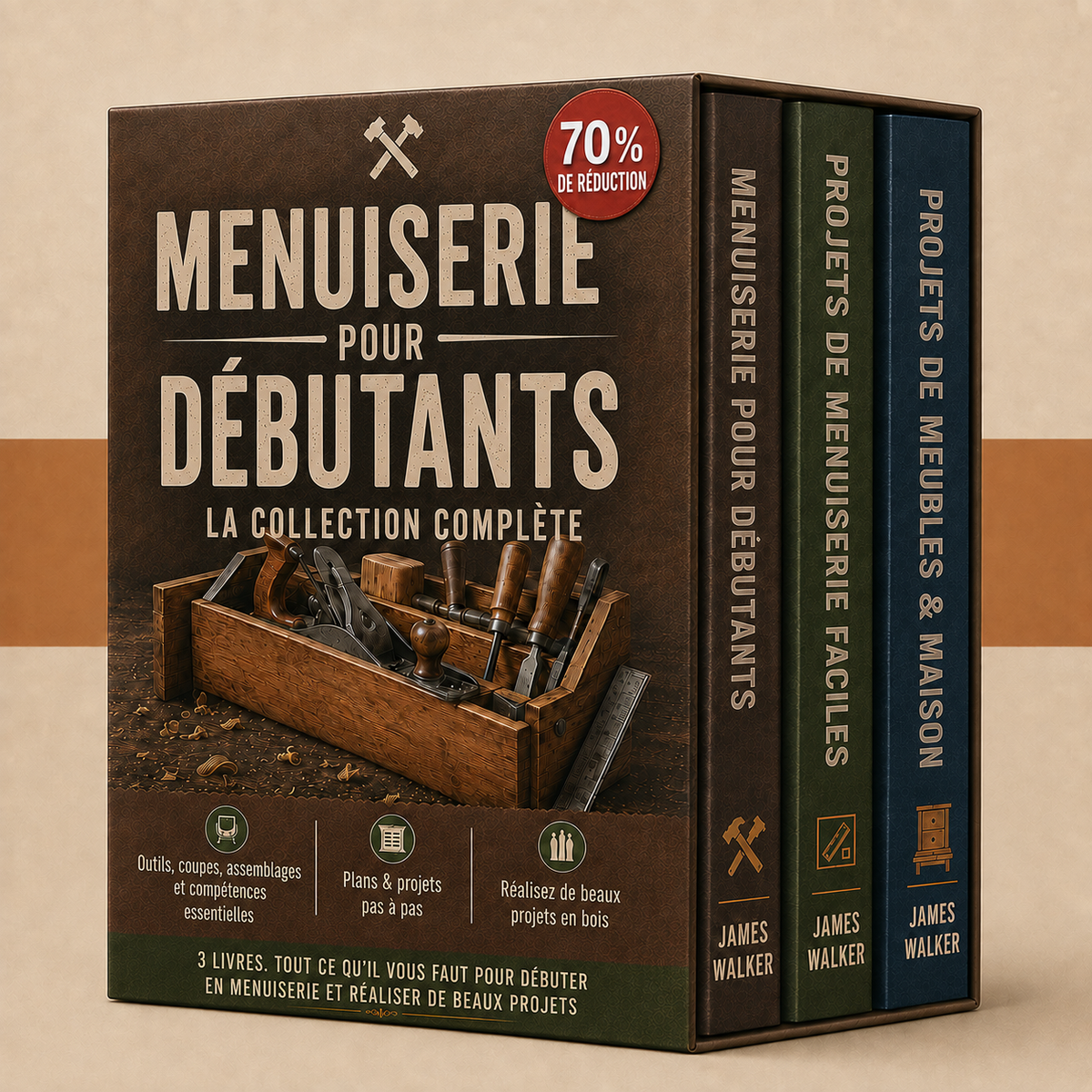 Menuiserie pour débutants – La collection complète + Bonus