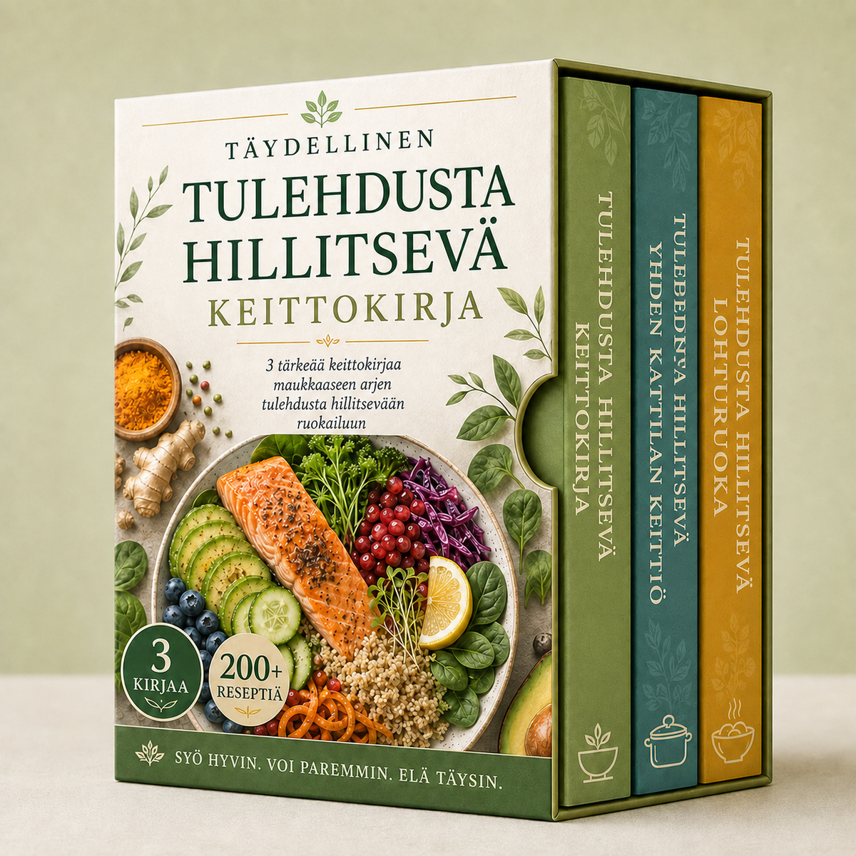Täydellinen Tulehdusta Hillitsevä Keittokirja + Bonukset