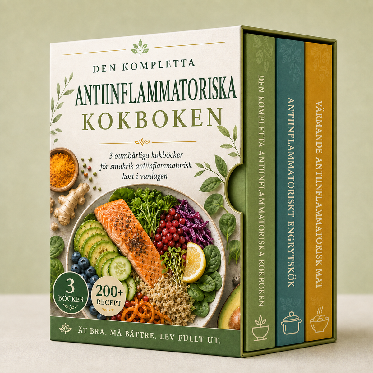 Den Kompletta Antiinflammatoriska Kokboken + Bonusar