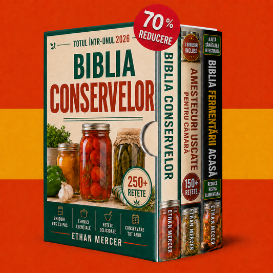 Biblia Completă 2026 de Conservare și Sterilizare + BONUSURI