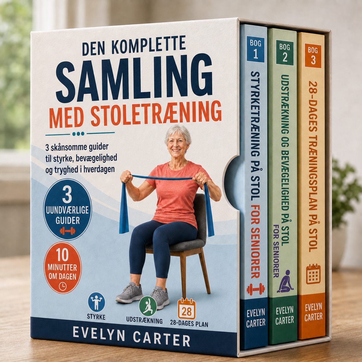 DEN KOMPLETTE SAMLING MED STOLTRÆNING + BONUSSER