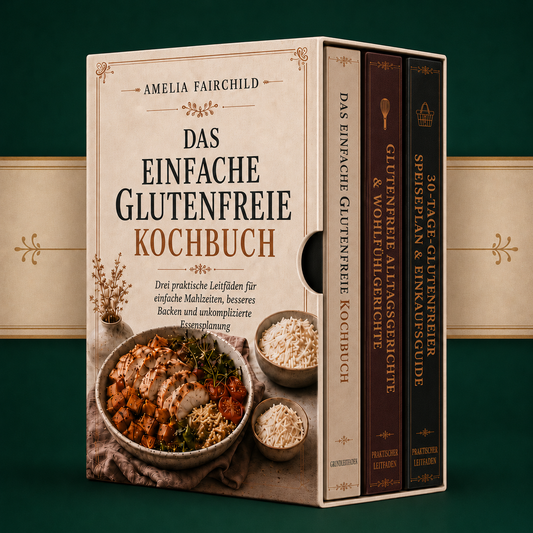 Glutenfreie Kochbuchsammlung + 2 BONI