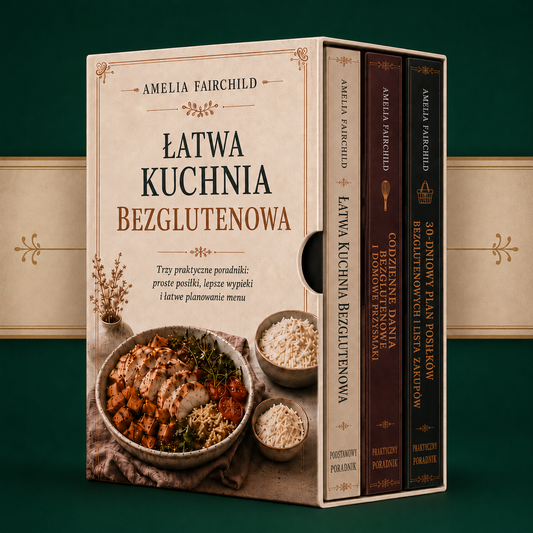 Kolekcja książek kucharskich bez glutenu + 2 BONUSY