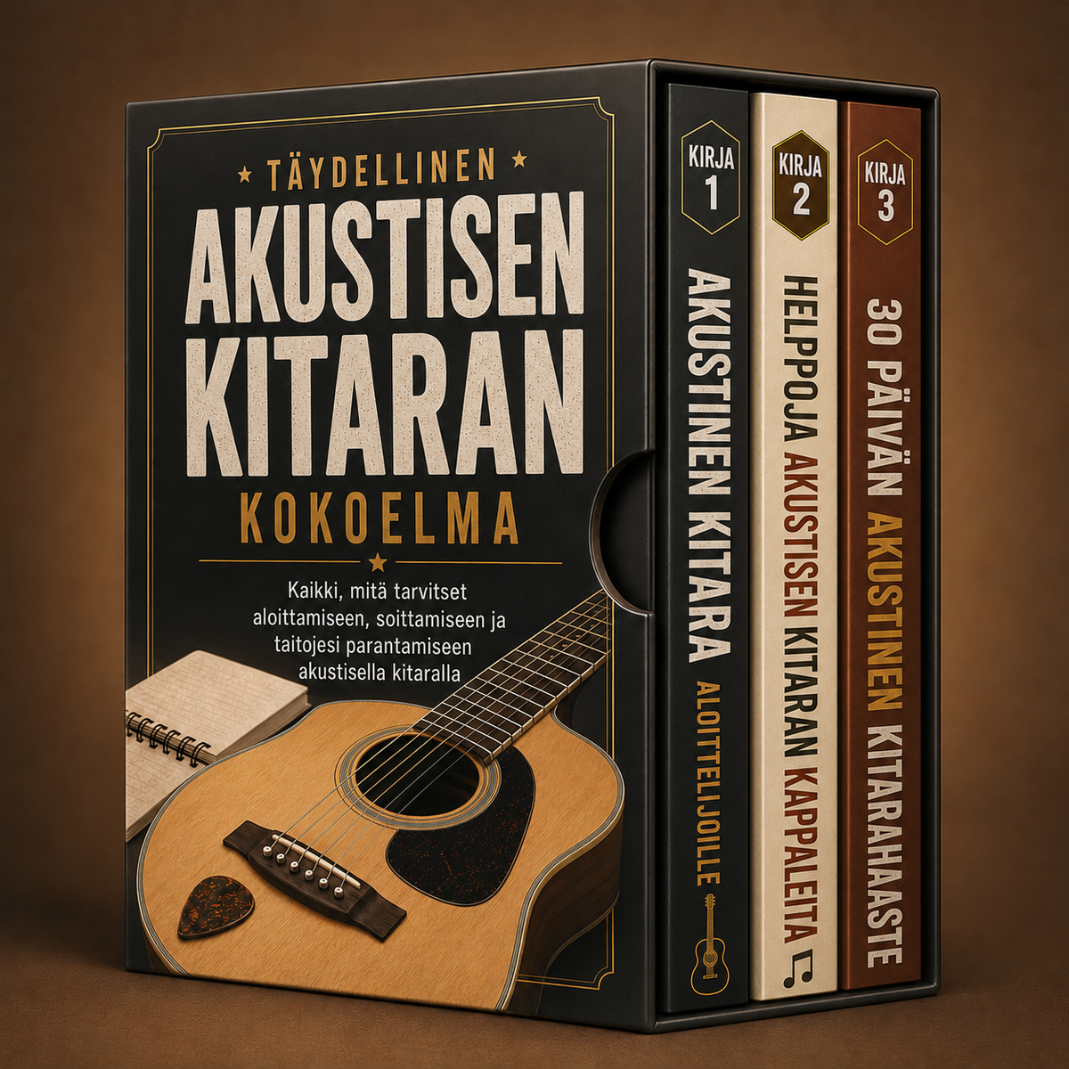 Täydellinen akustisen kitaran kokoelma + BONUKSET