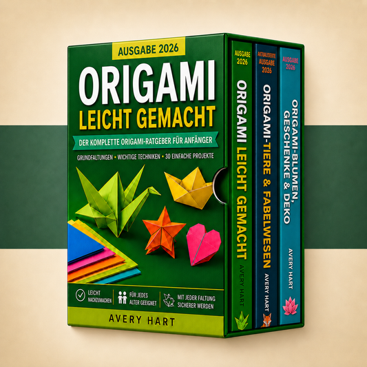 Die komplette Origami-Sammlung – 105 Schritt-für-Schritt-Projekte für Anfänger