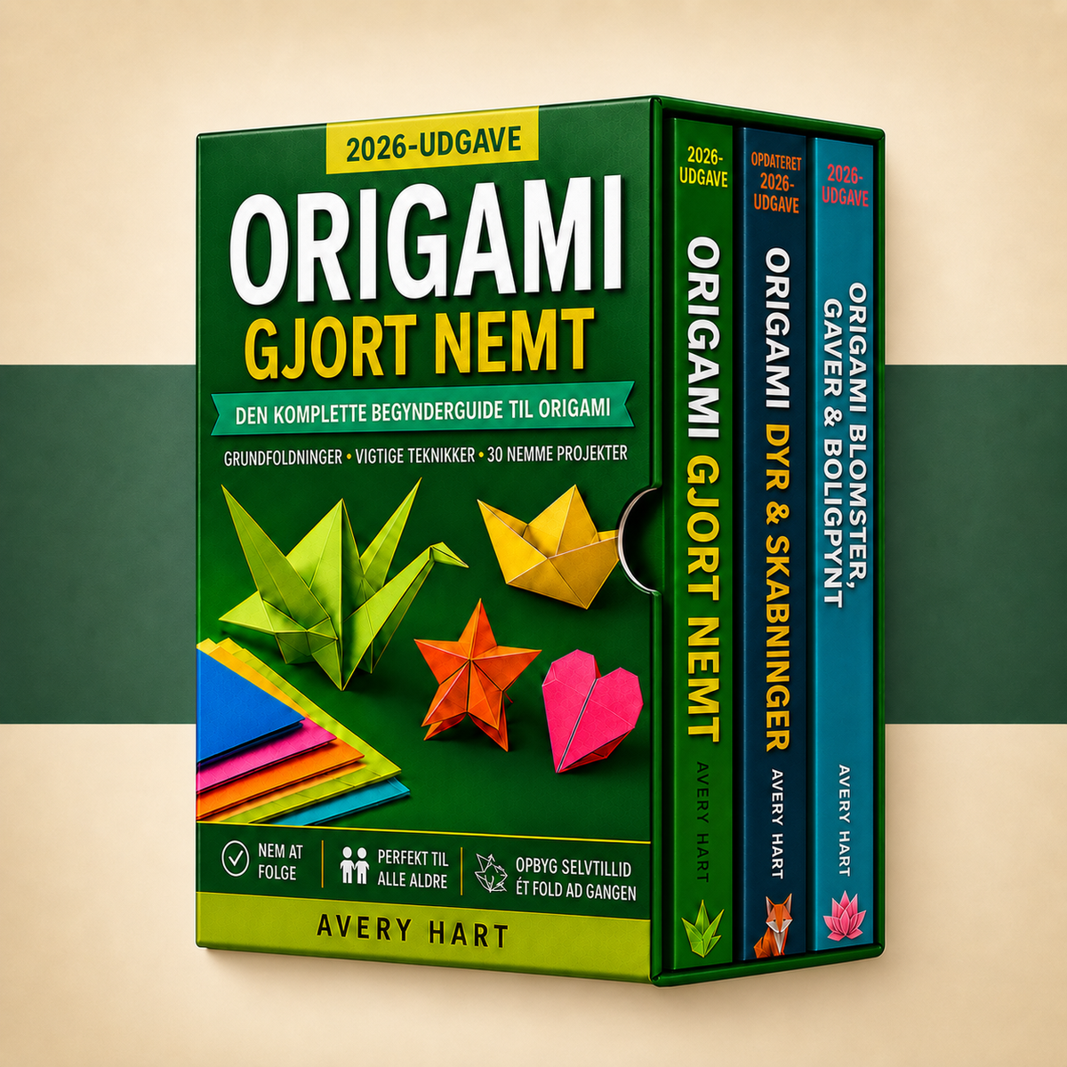 Den komplette origamisamling – 105 trin-for-trin-projekter for begyndere