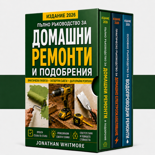 Пълно ръководство за домашни ремонти и подобрения + Бонуси
