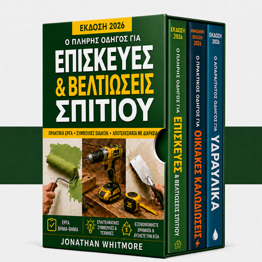 Ο πλήρης οδηγός για επισκευές & βελτιώσεις σπιτιού + Μπόνους
