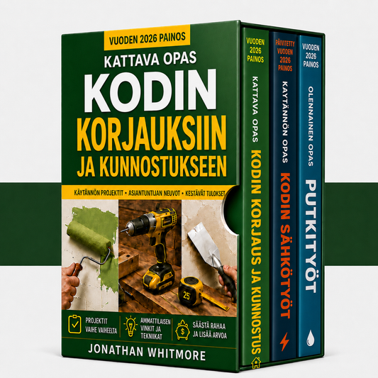 Kattava opas kodin korjauksiin ja kunnostukseen + Bonukset