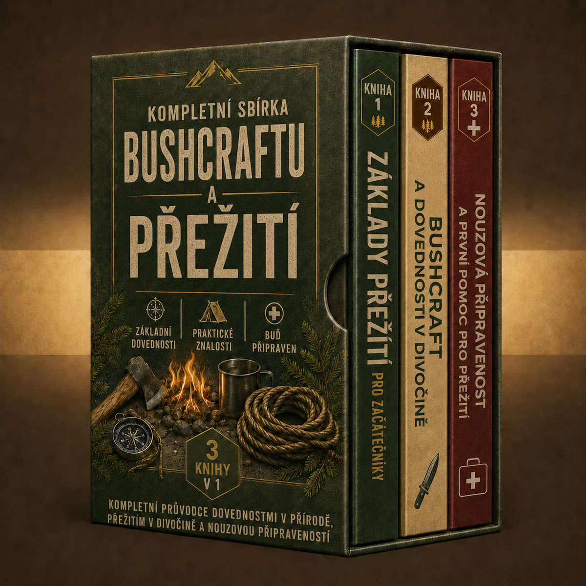 Kompletní sbírka bushcraftu a přežití + Bonusy