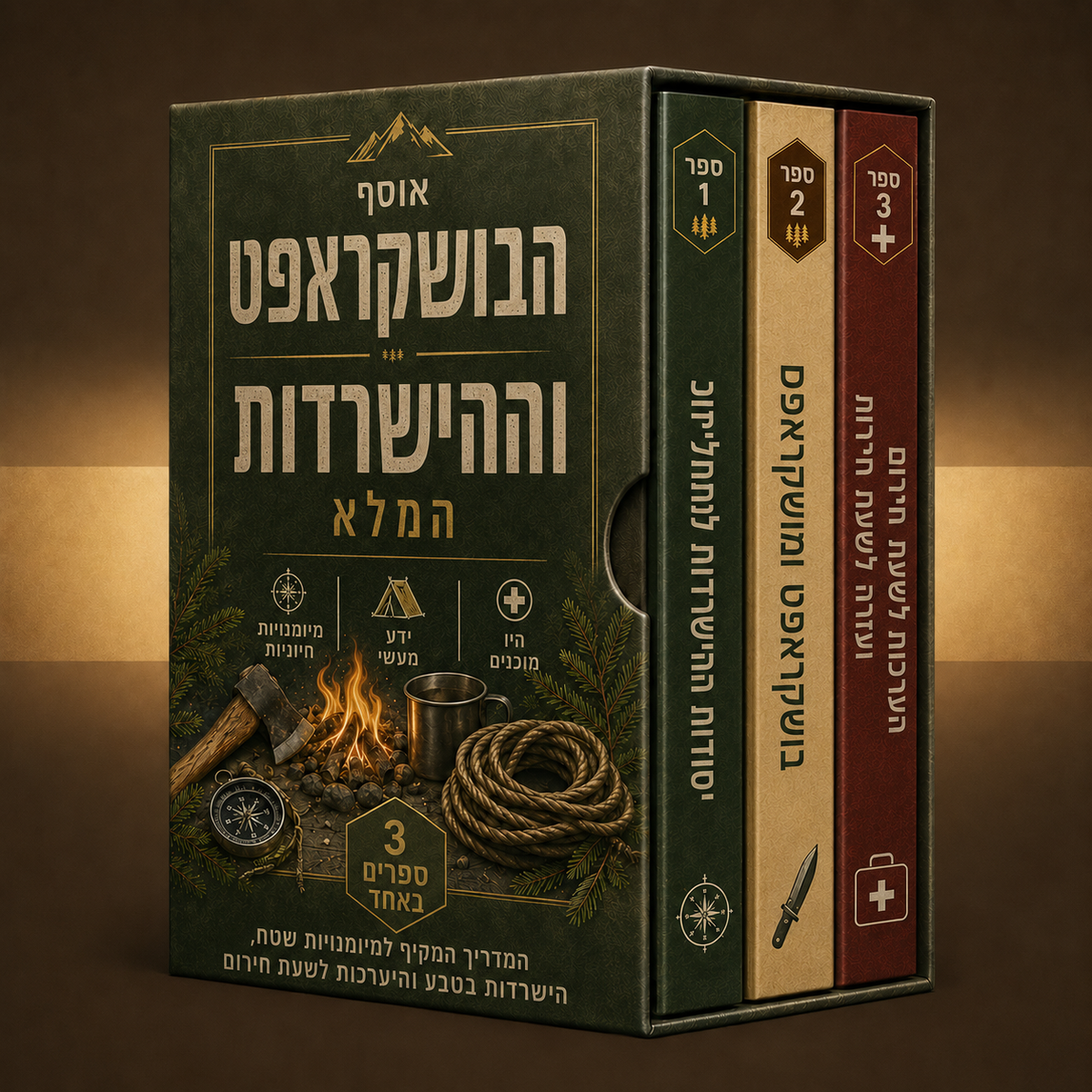 אוסף הבושקראפט וההישרדות המלא + בונוסים