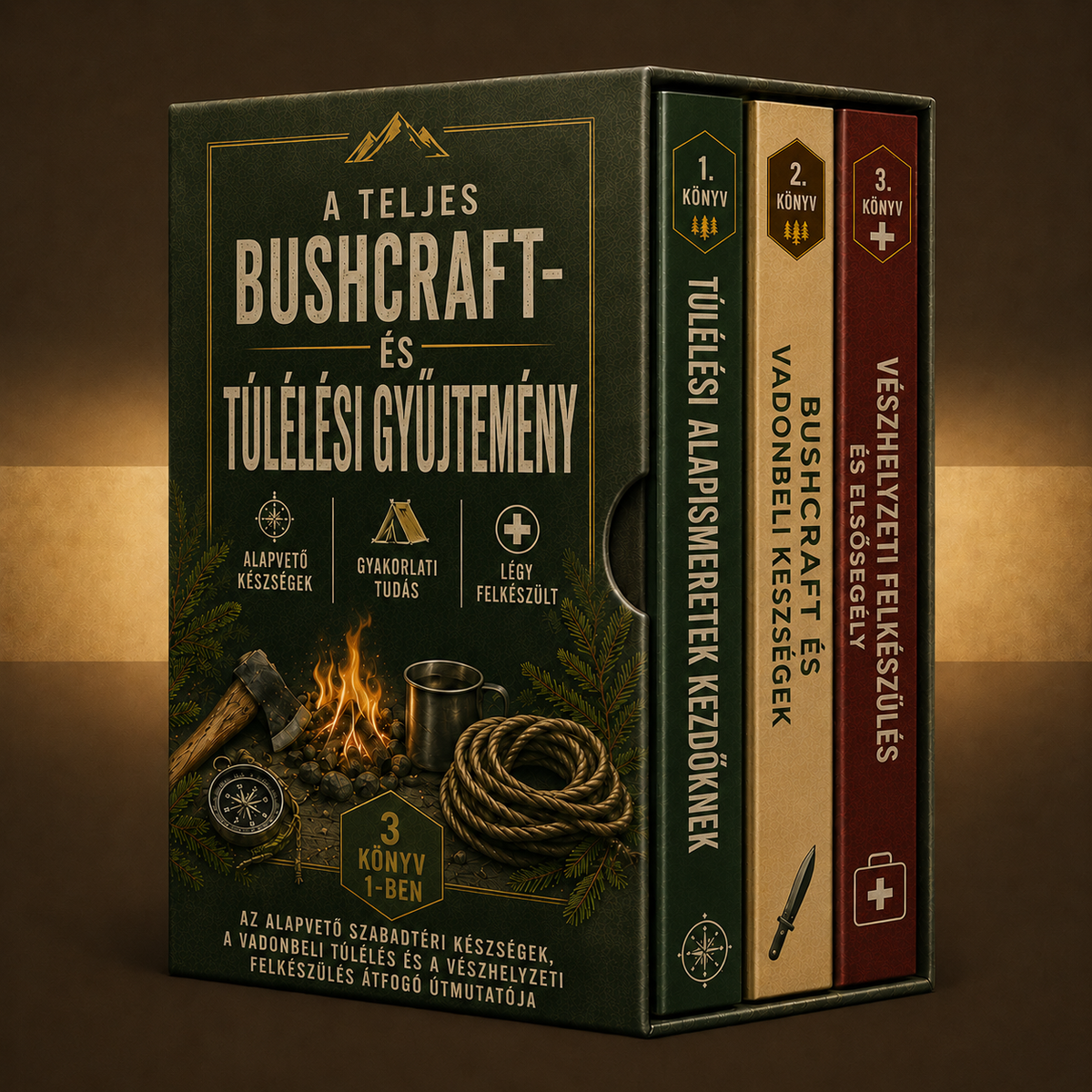 A teljes bushcraft- és túlélésgyűjtemény + Bónuszok