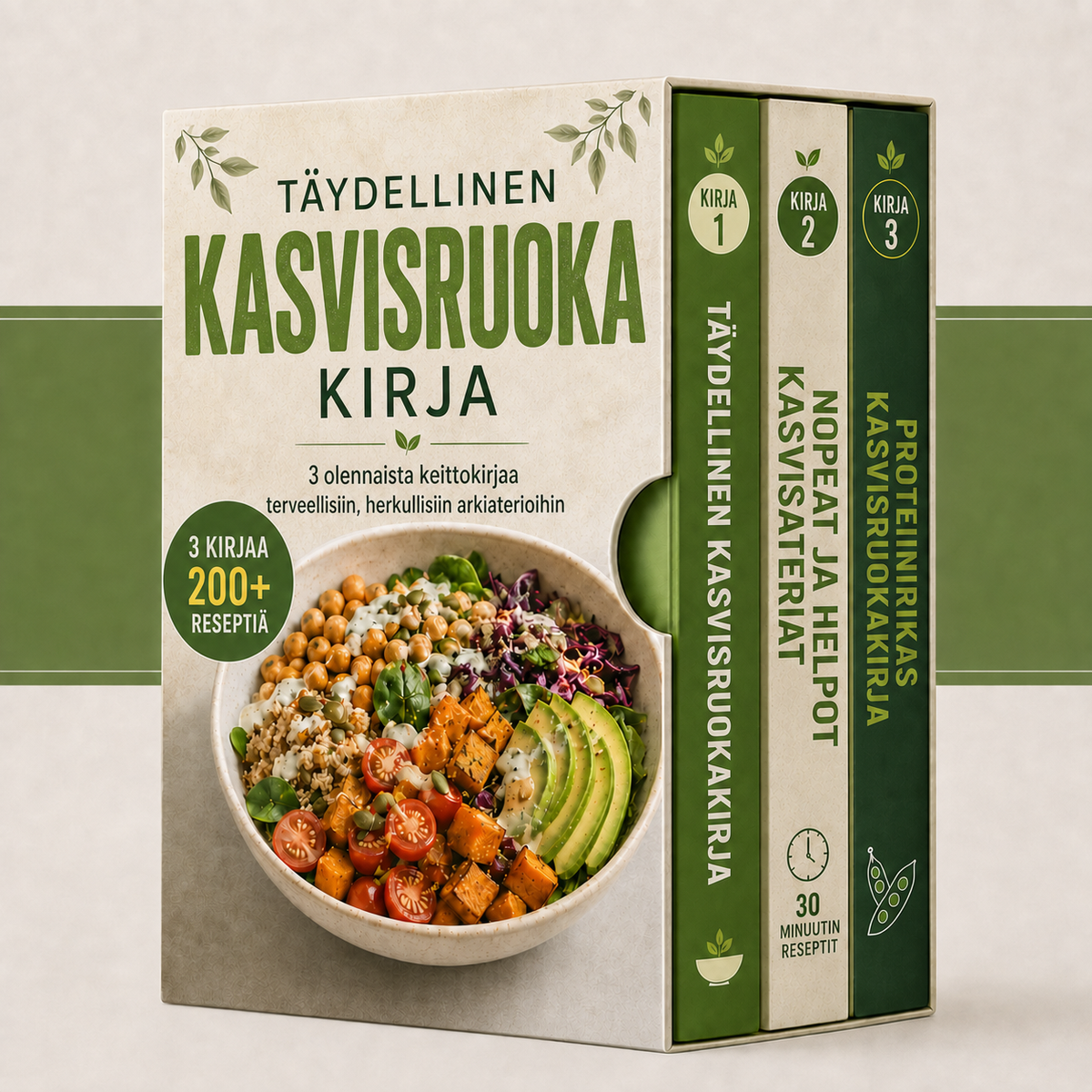 Täydellinen Kasvisruoka Kirja + Bonukset