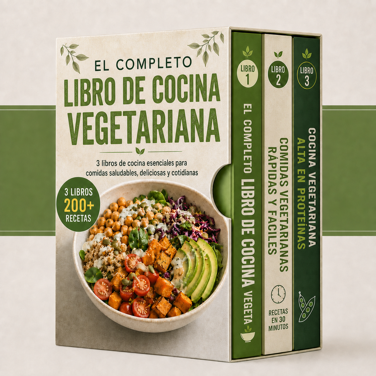 El Completo Libro de Cocina Vegetariana + Bonos