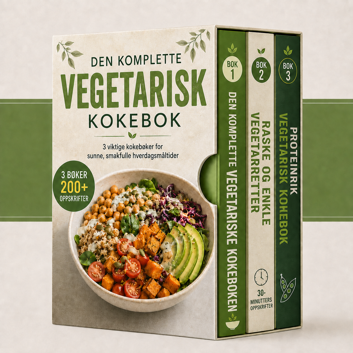 Den Komplette Vegetarisk Kokebok + Bonuser