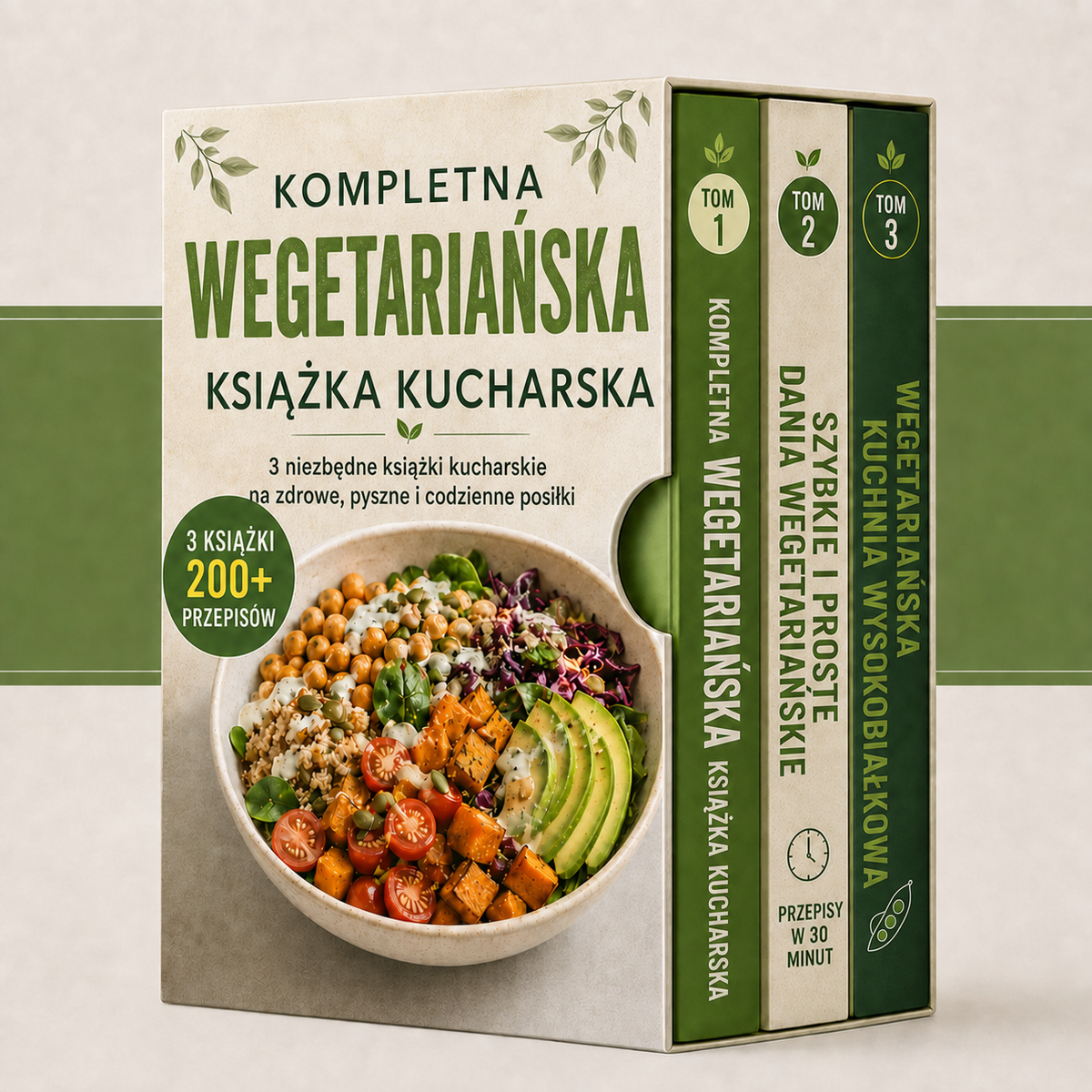 Kompletna Wegetariańska Książka Kucharska + Bonusy