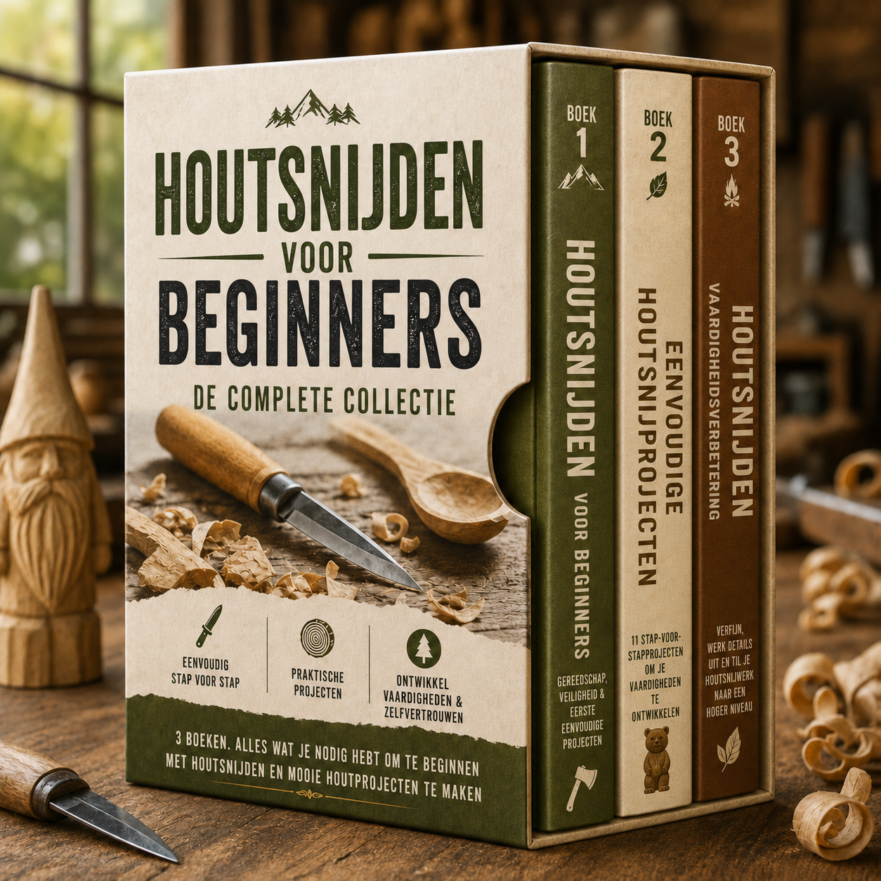 Houtsnijden voor beginners + 2 bonussen
