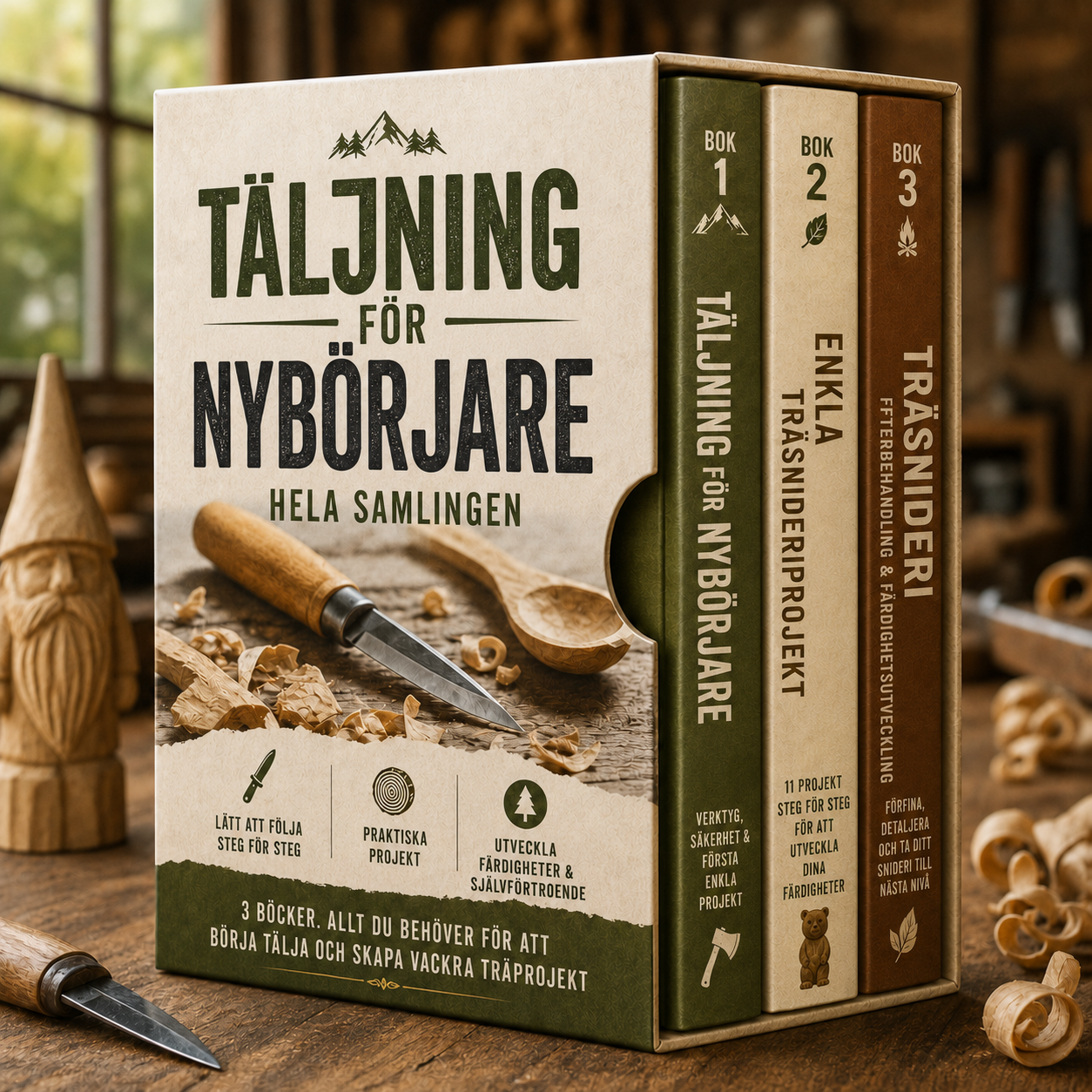 Täljning för nybörjare + 2 bonusar
