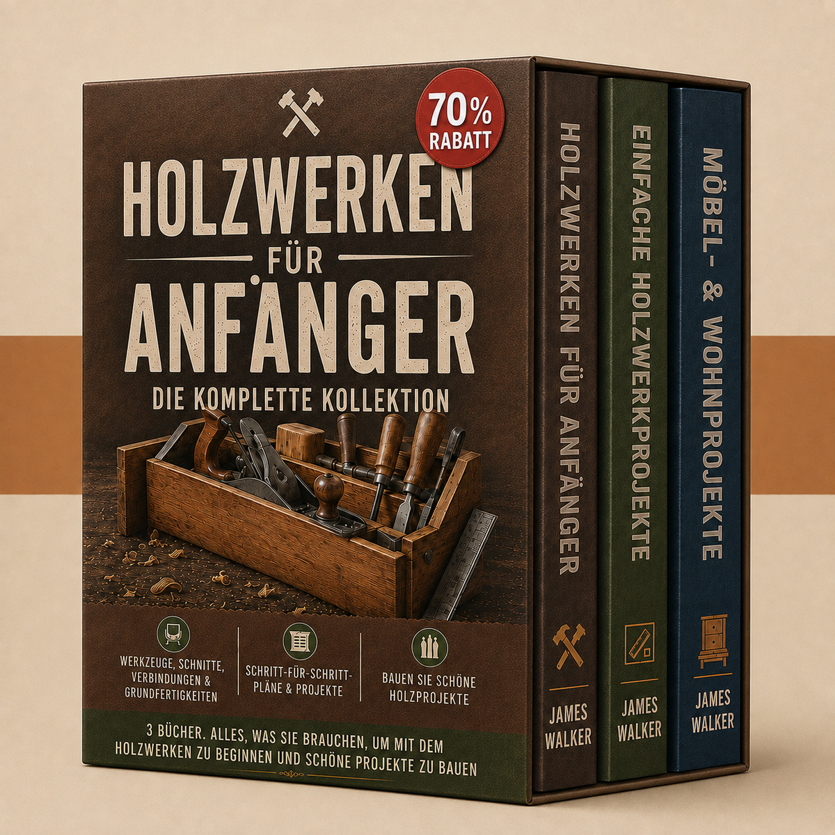 Holzwerken für Anfänger – Die komplette Kollektion + Boni