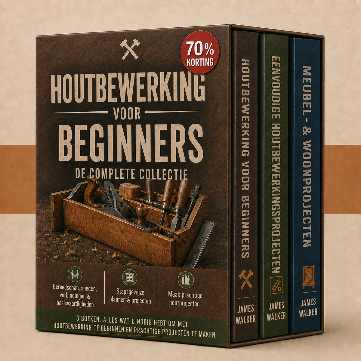 Houtbewerking voor beginners – De volledige collectie + Bonussen